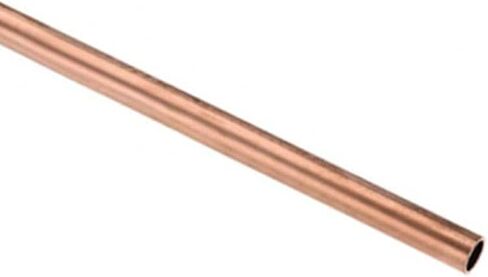 النحاس أنبوب دائري T2 أنابيب سلس DIY بها بنفسك الحرفية الديكور الإطار نموذج بناء خفيفة الوزن 22 مللي متر × 1 مللي متر × 100 مللي متر النحاس الأحمر 1 قطعة in Kuwait