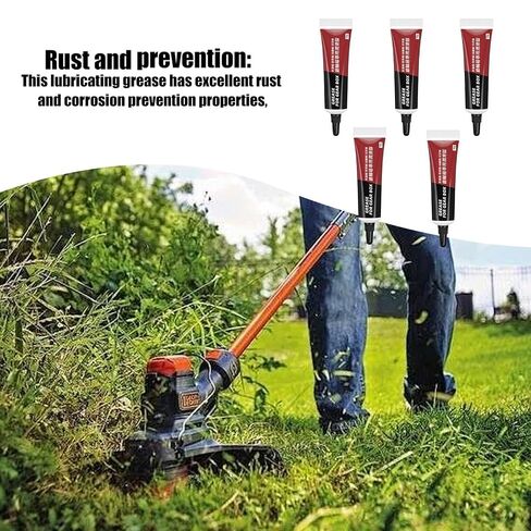 5 Pack Gear Box Grease,Multifunctional Gear Grease for Lawn Mower Hedge Trimmer Tea Picker Weedeater Lubricant in Kuwait