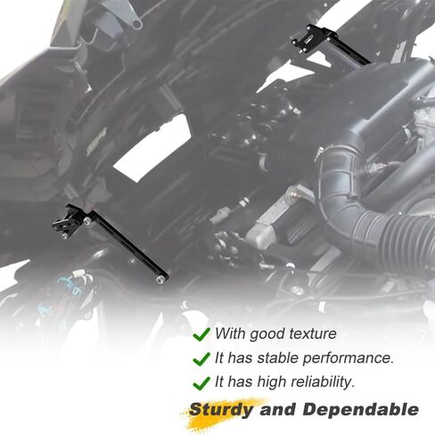 Hood Extension Hinges Fit for 2015-2025 Slingshot | 6063-T6 Aluminum, 90° Hood Opening, Strut for Controlled Closing, Dual Locking Positions, Hardware & Manual Included in Kuwait