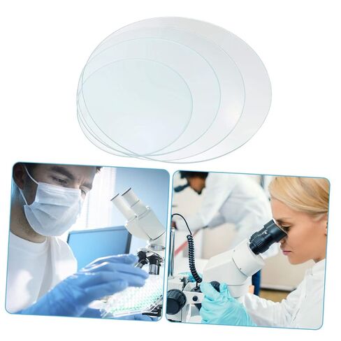 MAGICLULU 4Pcs Thickened Watch Glass for Laboratory High Temperature Evaporating Dish Covers for School Chemistry Classrooms and Testing Institutions in Kuwait