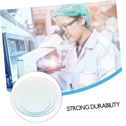 MAGICLULU 4Pcs Thickened Watch Glass for Laboratory High Temperature Evaporating Dish Covers for School Chemistry Classrooms and Testing Institutions in Kuwait