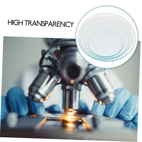 Ciieeo 4Pcs Thickened Watch Glass Laboratory Glassware for Chemistry Experiments and Evaporating Dishes in Kuwait