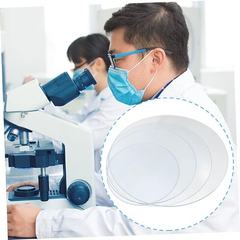 Ciieeo 4Pcs Thickened Watch Glass Laboratory Glassware for Chemistry Experiments and Evaporating Dishes in Kuwait