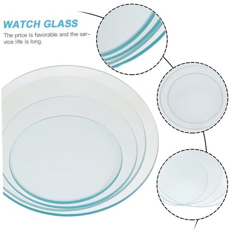 Holibanna 4Pcs Thickened Watch Glass Beaker Covers Laboratory Equipment Suitable for School Experiments and Liquid Holding in Kuwait