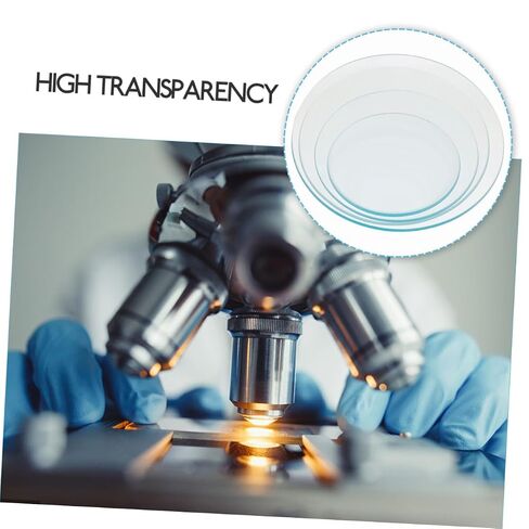 Holibanna 4Pcs Thickened Watch Glass Beaker Covers Laboratory Equipment Suitable for School Experiments and Liquid Holding in Kuwait