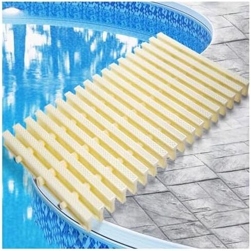 Flexible UV-Resistant Swimming Pool Drainage Grate Cover - Splicable Drain Grille for Showers, Driveways, Patios, Prevents Clogs & Enhances Drainage Efficiency in Kuwait