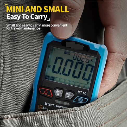 Digital Meter MT-40, True RMS, AC/DC 600V, 4000 Counts, Capacitance Test, NCV in Kuwait