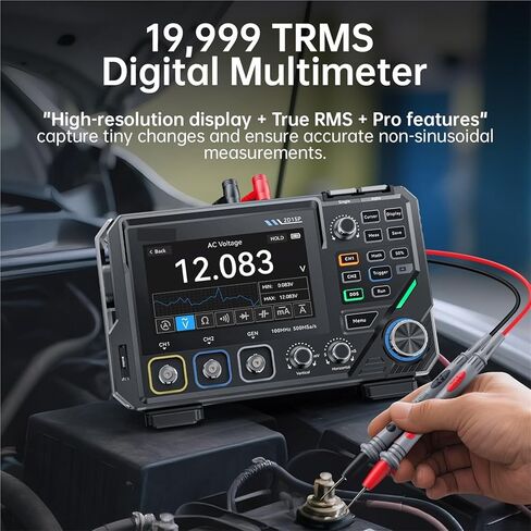 2D15P 3-in-1 Digital Oscilloscope Multimeter Signal Generator 2Channel 100MHz Bandwidth 20000 Counts 500MSa/s SG 10MHz in Kuwait