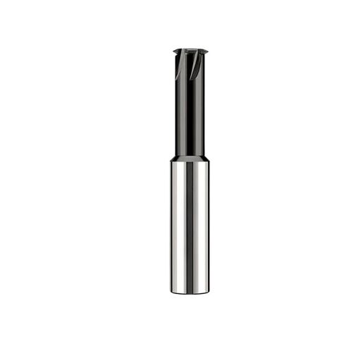 CNC 60 درجة كربيد طويل عرقوب 100L واحد الأسنان الموضوع قاطعة المطحنة M2 M2.5 M3 M4 M5 M6 M8 مطحنة المطاحن (M18X2.5XD12X75L) in Kuwait