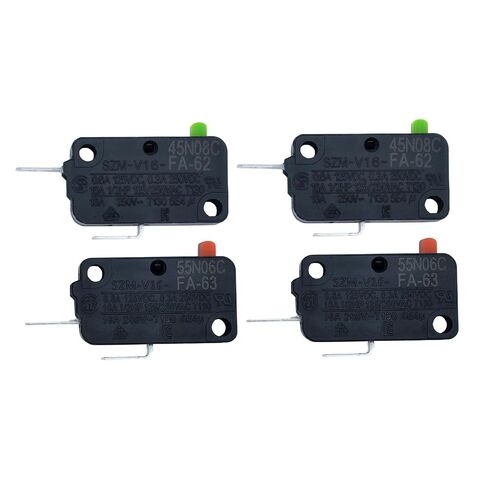 SZM-V16-FA-62 SZM-V16-FA-63 مفتاح قفل باب فرن الميكروويف 16 أمبير 250 فولت تيار متردد، 2 جهات اتصال مفتوحة بشكل طبيعي و2 جهات اتصال مغلقة بشكل طبيعي (2NO 2NC) in Kuwait