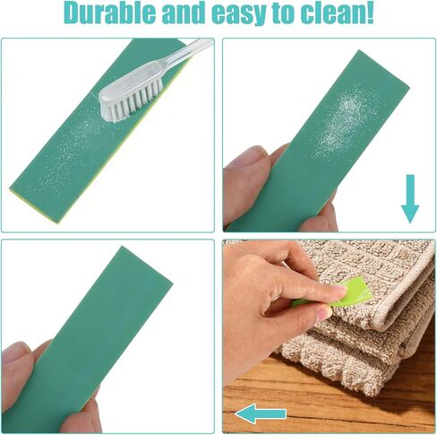 30pcs 3mm Sanding Sponge 5 Different Grit 8x2cm/3.15x0.78in for Plastic Models, Waterproof Wet Dry Sanding Block Assortment Washable Reusable Sandpaper Pads (400,600,800,1000,1200,1500 Grit) in Kuwait