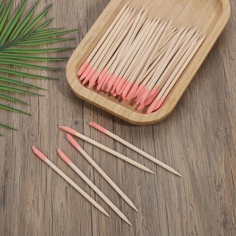 Sanding Sticks for Wood, 50 PCS Wooden Cuticle Pusher Sticks Cuticle-Sticks for Nails Double-Ended Sanding Stick Manicure Fine Detailing Tools Detail Polishing Stick for Manicure Pedicure Home Salon in Kuwait