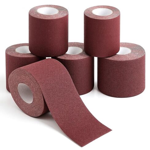 5 Rolls Emery Cloth Each 3 Inch×20 Ft 80 150 240 320 400 Grit Sand Paper for Metal Wood Furniture Polishing Abrasive Sandpaper Roll Assortment Total 100 Feet in Kuwait
