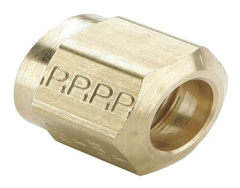 Parker Hannifin 61NTA-6-pk10 Air Brake-NTA Nut Fitting, Brass, 3/8" Compression Tube (Pack of 10) in Saudi Arabia