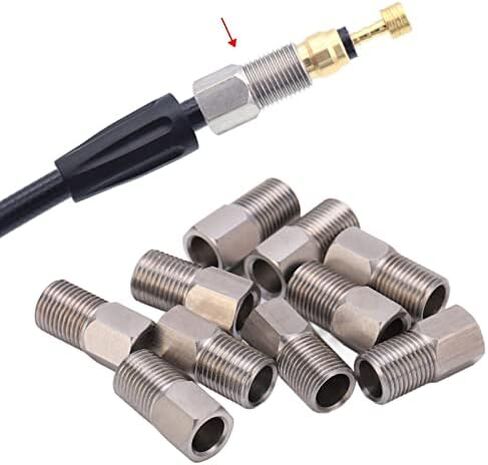 Hydraulic Hose Compression Nut Stainless Steel Screw Bolt for Mountain Bike for Bike Enthusiasts 10pcs in Saudi Arabia