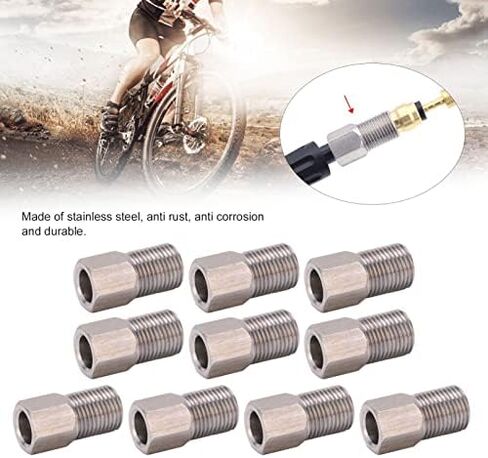 Hydraulic Hose Compression Nut Stainless Steel Screw Bolt for Mountain Bike for Bike Enthusiasts 10pcs in Saudi Arabia