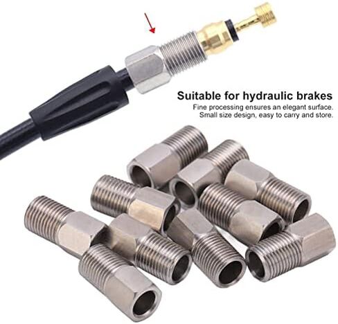 Hydraulic Hose Compression Nut Stainless Steel Screw Bolt for Mountain Bike for Bike Enthusiasts 10pcs in Saudi Arabia