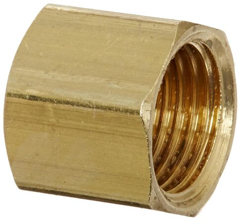 Eaton Weatherhead 61X4 Compression Fitting Nut, CA360 Brass, 1/4" Tube OD (Pack of 5) in Saudi Arabia