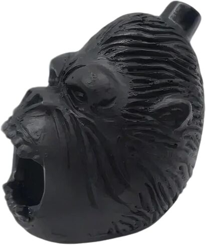 Aztec Death Whistle Loud – Authentic Ceramic Terrifying Scream Whistle, Unique Halloween Decorative Folk Art for Home/Office Display (Black) in Saudi Arabia