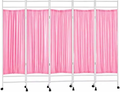 Medical Privacy Screen with Wheels, Folding Room Divider for Hospitals and Clinics, 3-6 Panel Options in Saudi Arabia
