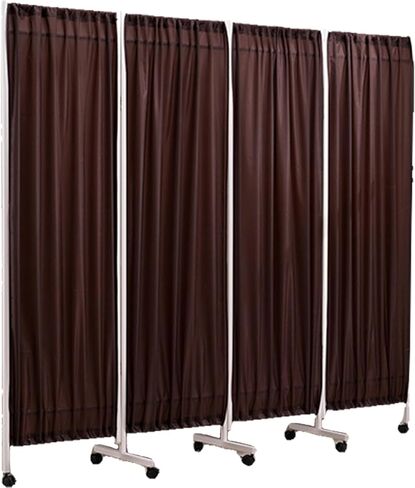 Medical Privacy Screens - 4 Panel Folding & Movable Design for Hospitals and Clinics - Adjustable and Foldable Indoor Divider Screen for Patient Privacy in Saudi Arabia