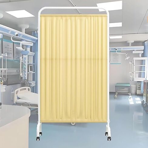 Mobile Medical Privacy Screen, Portable Room Divider with Wheels, Waterproof Nylon Fabric, Ideal for Office, Clinic, and Beauty Salon in Saudi Arabia