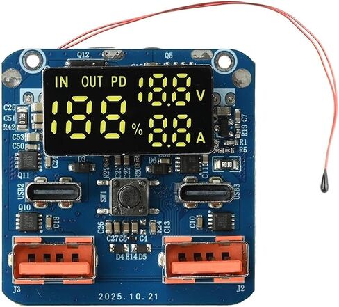 4S PD 100W Fast Charging Module 20V 5A High Power Charge Discharge Buck Boost Bidirectional Circuit Board(PD 100W Type C) in Saudi Arabia