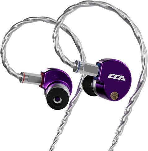 CCA Phoenix in-Ear Monitor Headphones, Dual-Magnet Dynamic Driver IEM with HiFi Clear Sound & Deep Bass, Full-Metal Professional Gaming Earbuds for Musicians, Singers in Kuwait