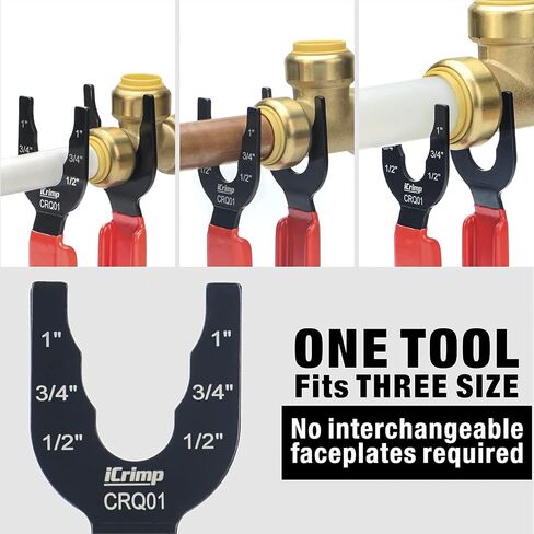 مجموعة أدوات التثبيت بالضغط من iCRIMP، CRQ01&CRQ03، نحاسية، تتضمن أدوات إزالة وإزالة الأزيز/القياس/قطع الاتصال in Kuwait