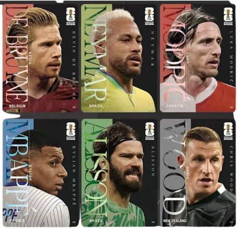بطاقات تداول Kayou X Panini الرسمية لكأس العالم لكرة القدم 2026، الطبعة الصينية، صندوق مختوم | 10 عبوات | 4 بطاقات في كل عبوة | منتج مرخص رسميًا من FIFA in Kuwait