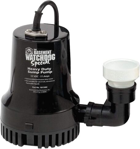American Fluorescent Bw4000 1730 Gallons Per Hour Basement Watchdog Combination Primary and Back-Up Pump System in Kuwait