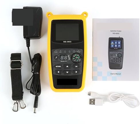 جهاز استقبال الأقمار الصناعية بشاشة LCD Dvb-s2 مقاس 2.1 بوصة جهاز قياس البحث عن الأقمار الصناعية in Kuwait