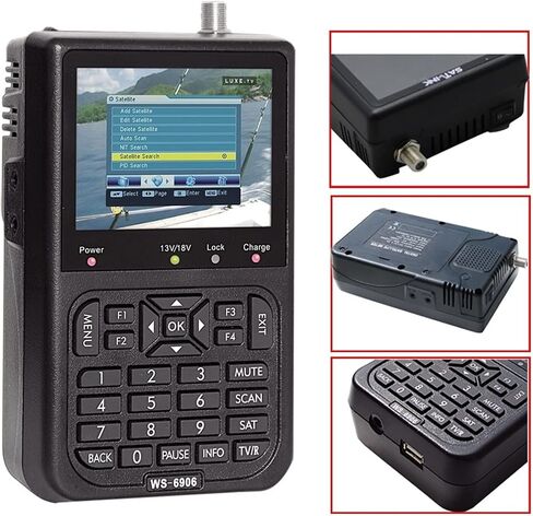 3.5 بوصة LCD DVB-S جهاز قياس إشارة الأقمار الصناعية الرقمية DVB S الأقمار الصناعية الرقمية الكاملة FTA Finders WS 6906 WS-6906 in Kuwait
