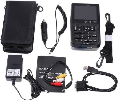3.5 بوصة LCD DVB-S جهاز قياس إشارة الأقمار الصناعية الرقمية DVB S الأقمار الصناعية الرقمية الكاملة FTA Finders WS 6906 WS-6906 in Kuwait