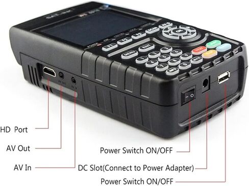 WS-6916 مكتشف الأقمار الصناعية HD DVB-S2 عالي الوضوح Satfinder WS6916 3.5 بوصة MPEG-2/MPEG-4 DVB in Kuwait