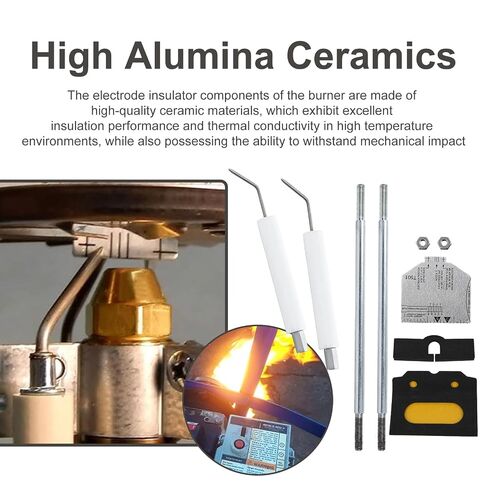 Replacement 51304 Burner Igniter/Transformer Gasket Kit & 5780 Electrode Insulator Assembly & T501 Multipurpose Gage Fits for Beckett Burner AF AFG AR SF SR，with Blast Tube up to 9" in Kuwait