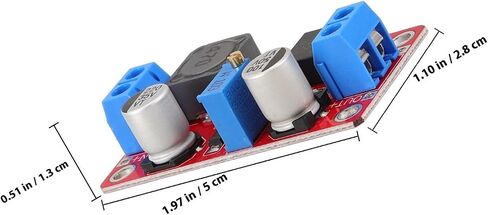 Adjustable Dc to Dc Boost Converter Power Module 5a High Power Voltage Regulator High-Efficiency Design for Hobbyists and DIY Projects in Kuwait