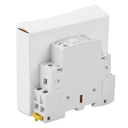 Heschen Modular Household AC Contactor HSR1-25/02 25A AC/DC 110V Coil 2 Pole 2NC Two Normally Closed 35mm DIN Rail Mount for Circuit Control in Kuwait