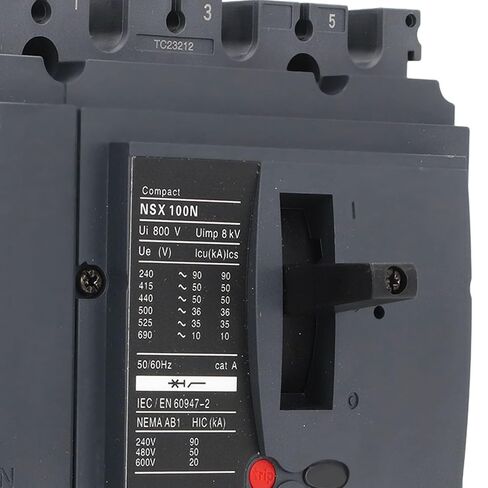100A 4P Leakage Circuit Breaker with 50kA Breaking Capacity 380V Compact Design for Home Office Industrial Electrical Safety in Kuwait