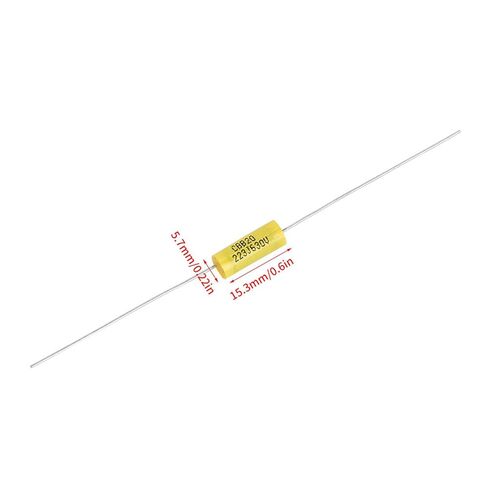 20 Pack Electrolytic Capacitors Industrial Electrical Capacitors Axial Polyester Filmcapacitor Kit with Longleads 0.022uF 630V for Radio Amplifier in Kuwait
