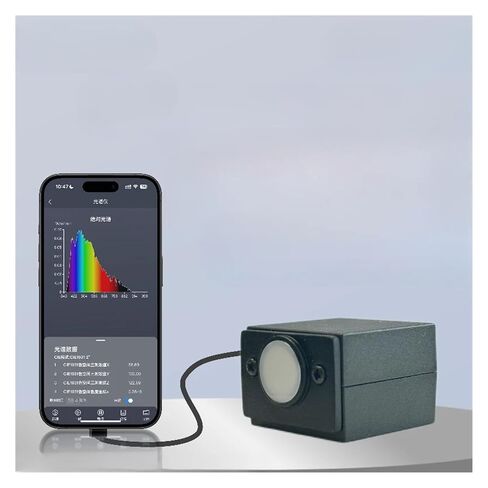 جهاز قياس الطيف PPFD المحمول IP53 340-1000nm معدات تحليل الطيف LED لإضاءة درجة حرارة اللون وحساسية عالية وخطأ منخفض in Kuwait