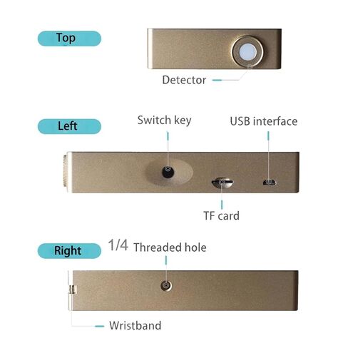 مقياس الطيف المحمول OHSP350C مع نطاق الطول الموجي 380-780 نانومتر CCT CRI Lux متر لأضواء LED المتنامية حساسية عالية، خطأ منخفض in Kuwait