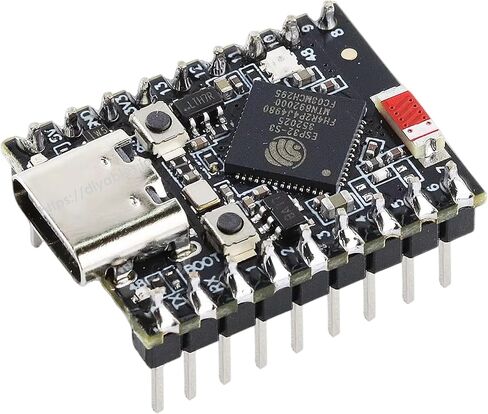 ESP32-S3 لوحة تطوير صغيرة للغاية واي فاي بلوتوث 5 ESP32-S3FH4R2 لـ Arduino MicroPython، وحدة إنترنت الأشياء الصغيرة جدًا، ملحومة مسبقًا in Kuwait