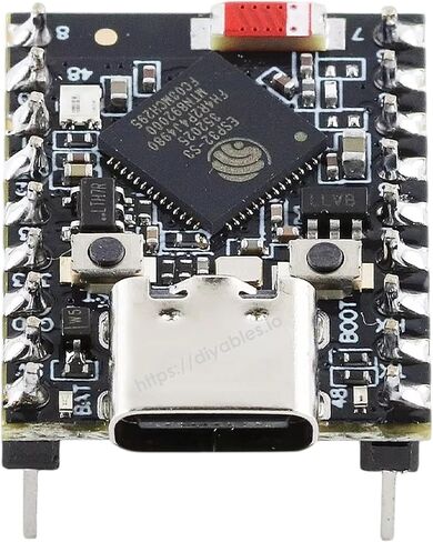 ESP32-S3 لوحة تطوير صغيرة للغاية واي فاي بلوتوث 5 ESP32-S3FH4R2 لـ Arduino MicroPython، وحدة إنترنت الأشياء الصغيرة جدًا، ملحومة مسبقًا in Kuwait