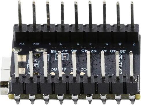 ESP32-S3 لوحة تطوير صغيرة للغاية واي فاي بلوتوث 5 ESP32-S3FH4R2 لـ Arduino MicroPython، وحدة إنترنت الأشياء الصغيرة جدًا، ملحومة مسبقًا in Kuwait