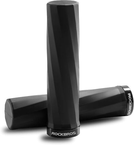ROCKBROS قطعتان من مقابض مقود الدراجة، مقابض ناعمة غير قابلة للانزلاق للجبال، BMX، سكوتر، طراد الشاطئ والدراجات القابلة للطي in Kuwait
