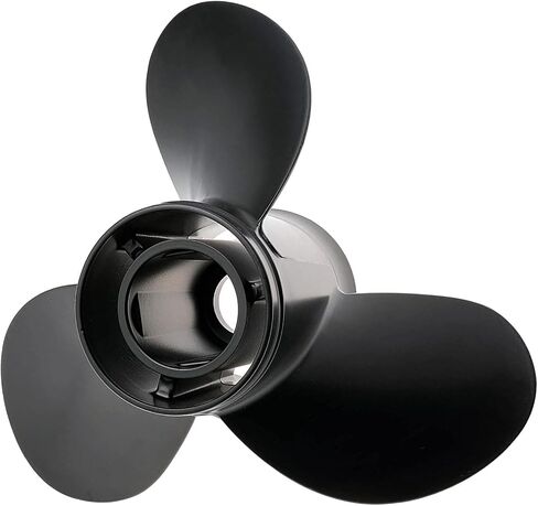Max Motosports Boat Propeller for Mercury Mariner Outboard 25 30 35 40 45 50 55 60 70 HP Replace# 48-816704A45 10.5 x 13 Pitch 10-1/2x13 RH in Kuwait