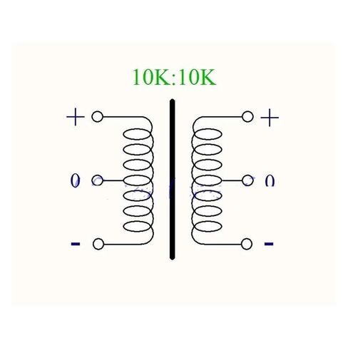 محول خرج مكبر الصوت كبير حديد النواة 10K: 10K غير متبلور ثنائي C حديد أساسي محول إشارة، RCA XLR تحويل عالمي، 5HZ-27KHZ in Kuwait