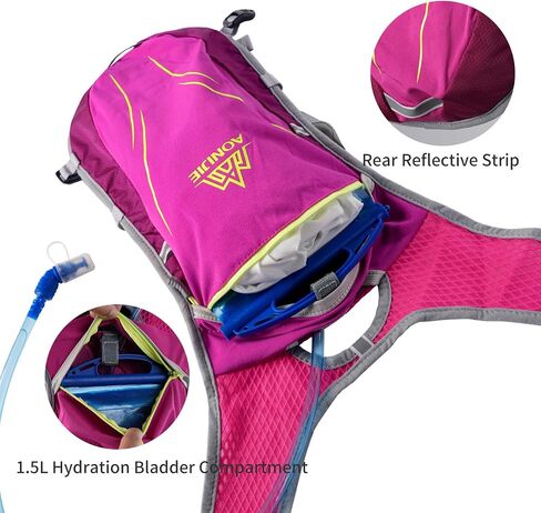 AONIJIE Running Vest for Men Women, Lightweight Hydration Vest, Breathable Running Backpack in Saudi Arabia