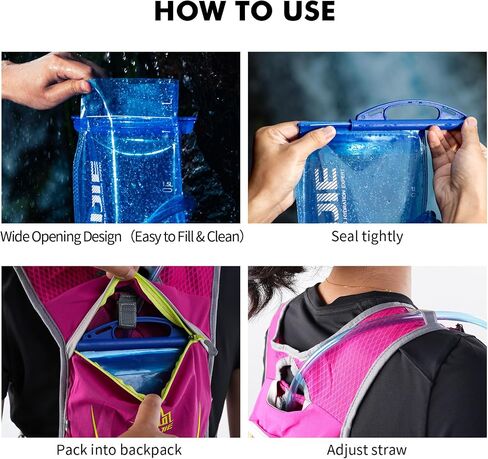 AONIJIE Running Vest for Men Women, Lightweight Hydration Vest, Breathable Running Backpack in Saudi Arabia